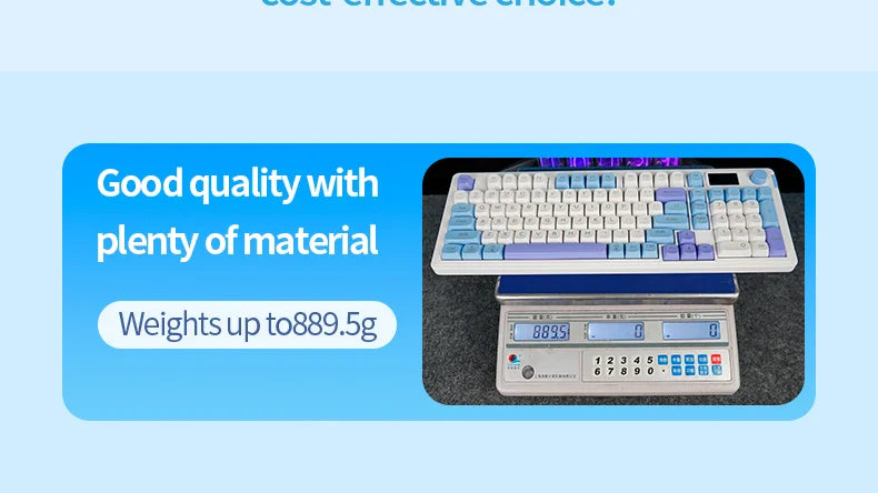 LANGTU L98 Membrane Keyboard Tri-mode Wireless Gasket Structure RGB Multifunctional Knob Customized Gaming Keyboard Pc Accessory