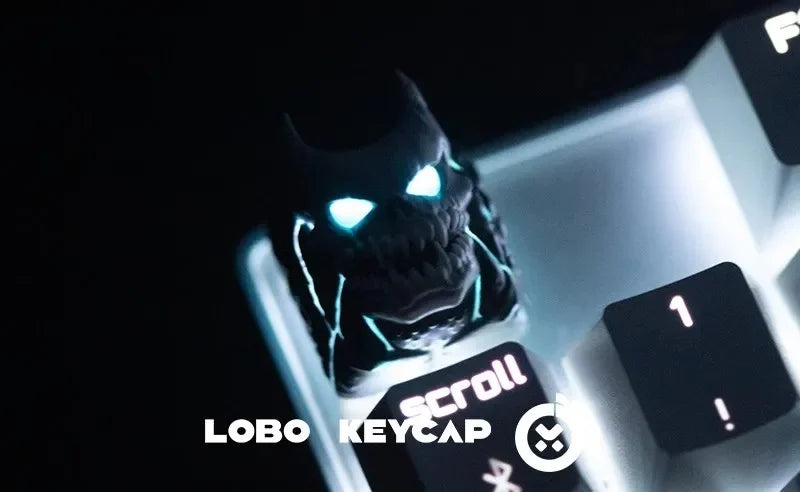 Kaiju No.8 Artisan Keycap Custom Ghost Anime 3d Keyboard Key Caps Esc Point Resin Key Caps Mechanical Keyboard Game Accessories