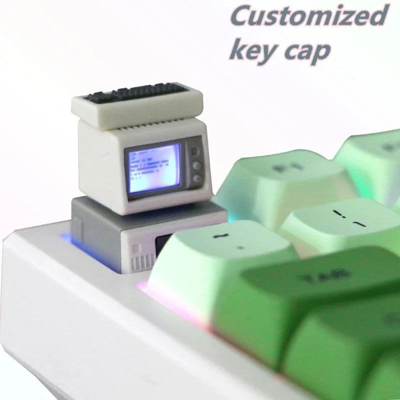 1PC PBT Custom Cartoon Anime for Cat Keycap Bottom Backlit Keycaps OEM Profile for DIY Mechanical Keyboard Children's Gi