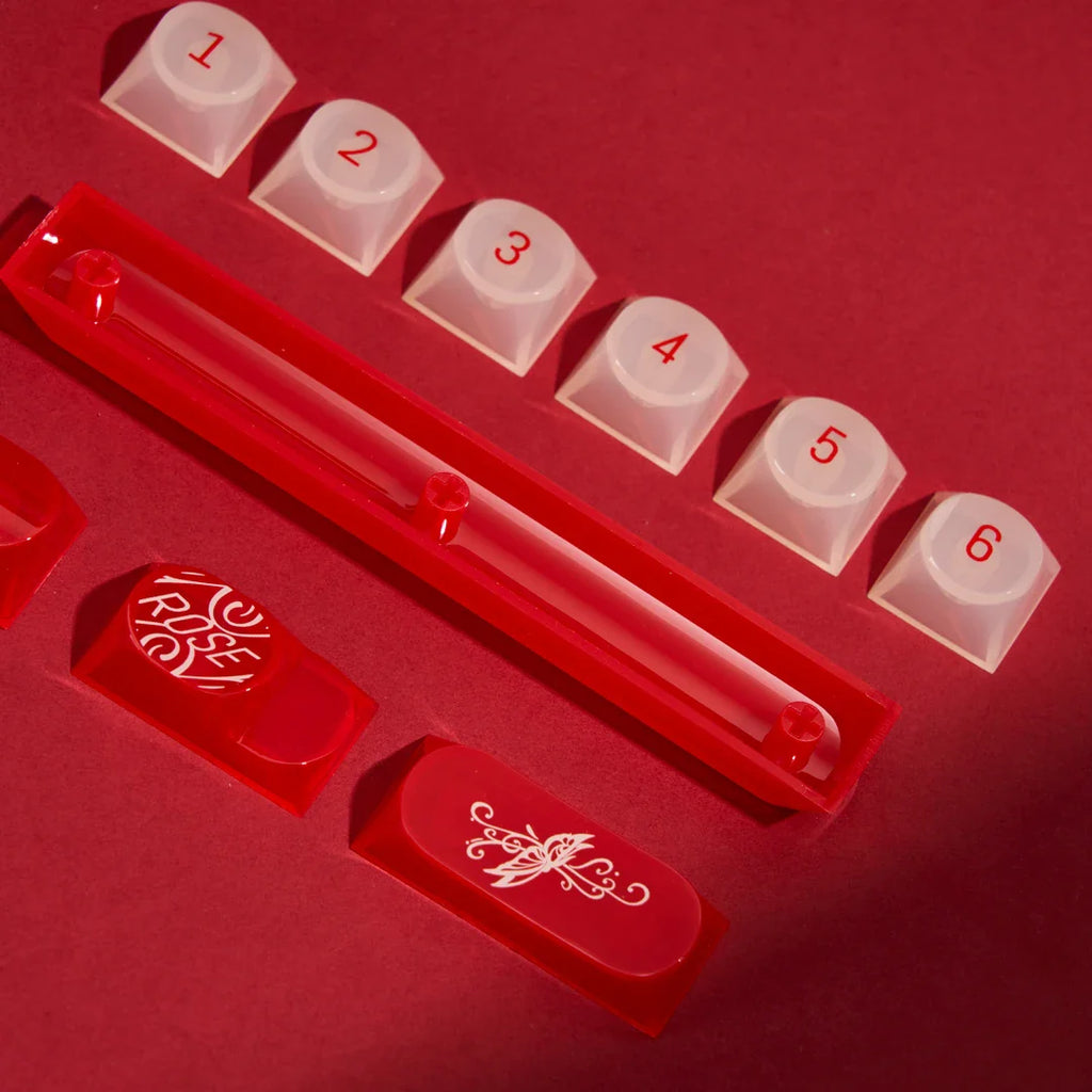 Transparent Keycaps PC 170 Keys Set for Mechanical Keyboard Keycap Accessories Personalized Customization DDA Profile Keycaps