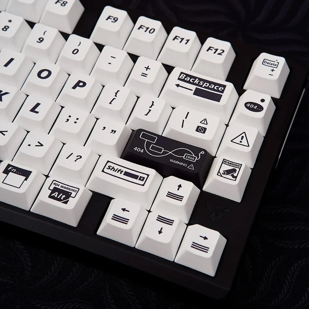BarbarousGiGi PBT Original Profile Thermal Sublimation Cross Shaft Axis Switch 139 Key Caps for Custom Mechanical Keyboard Caps