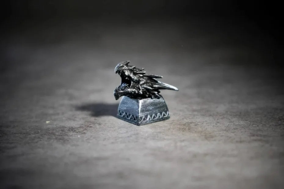MonsterHunter Dragon Anime Artisan Point Keycaps 3D Customization Handmade Gaming Decoration KeyCap for Mechanical Keyboard Gift