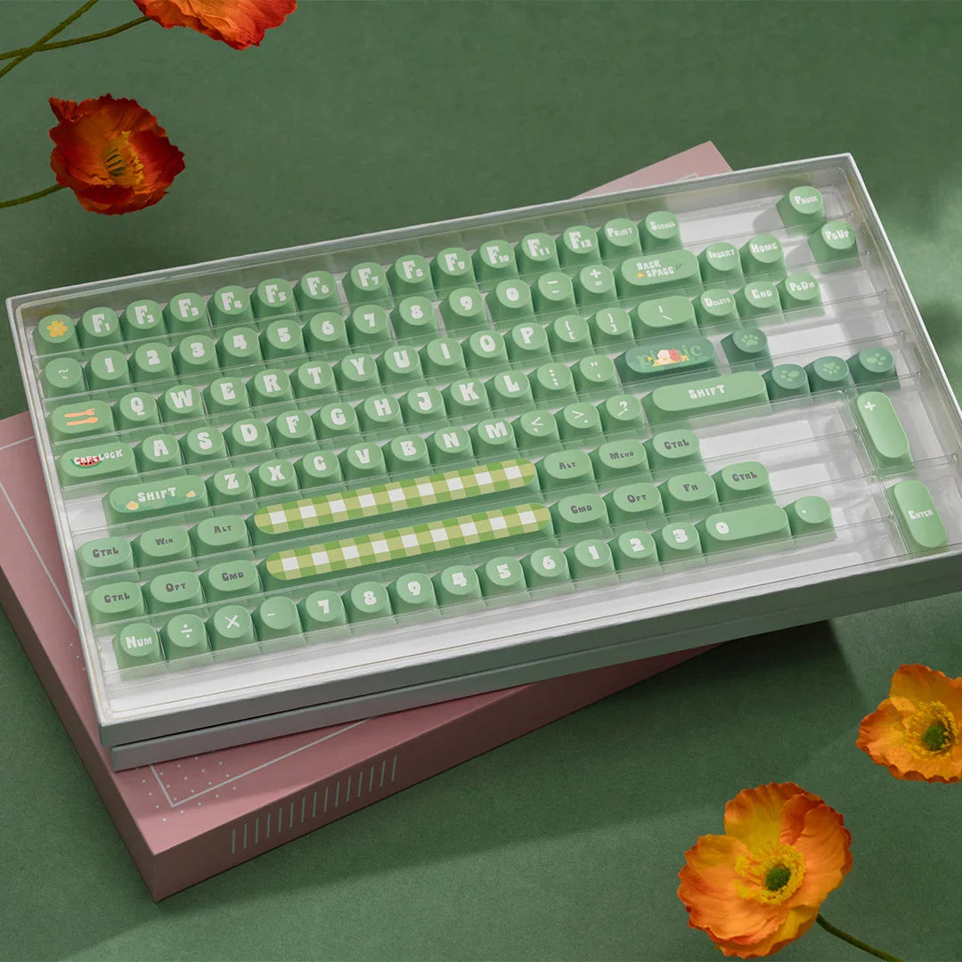 Transparent Keycaps PC 170 Keys Set for Mechanical Keyboard Keycap Accessories Personalized Customization DDA Profile Keycaps