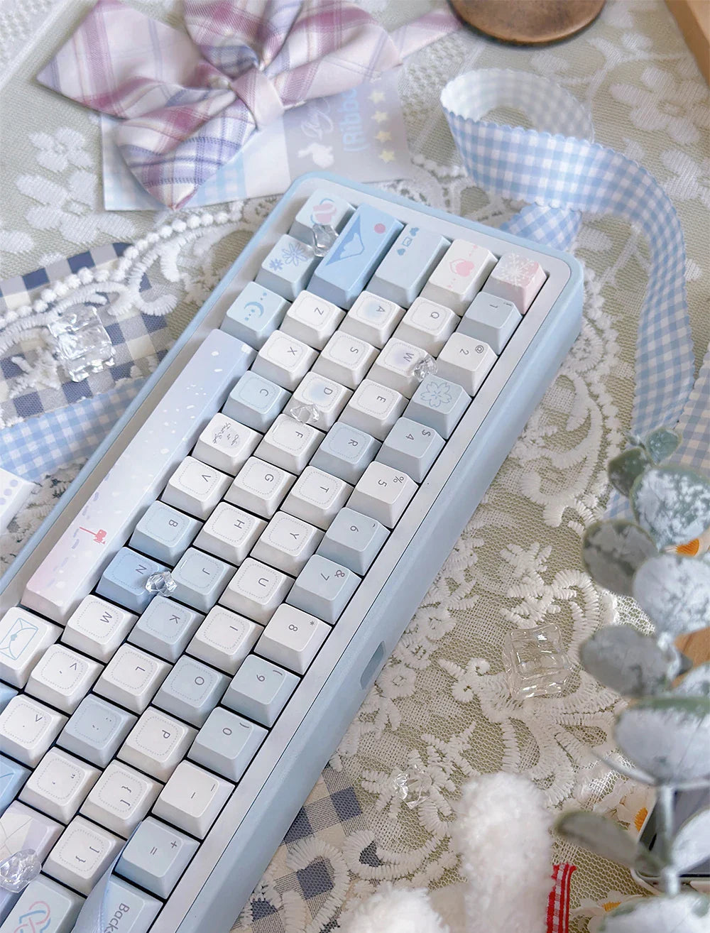95 Keys Cherry Profile PBT Keycaps Love Letter Theme Key Caps for Gaming Mechanical Keyboard 61/64/68/75/84Keys GMK67 AULA F75
