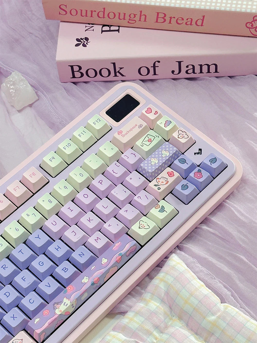 95 Keys Cherry Profile PBT Keycaps Love Letter Theme Key Caps for Gaming Mechanical Keyboard 61/64/68/75/84Keys GMK67 AULA F75