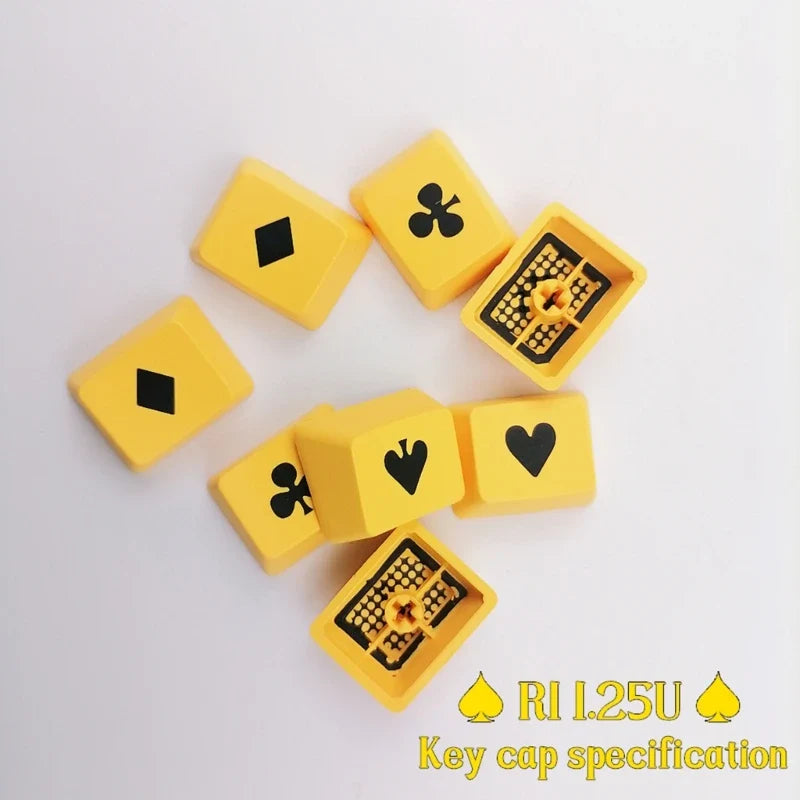 4Pcs/Set 1.25U 10mm PBT OEM Keycaps Design Personality Key Keycap for Gaming Mechanical Keyboard PBT Keycaps Dropshipping