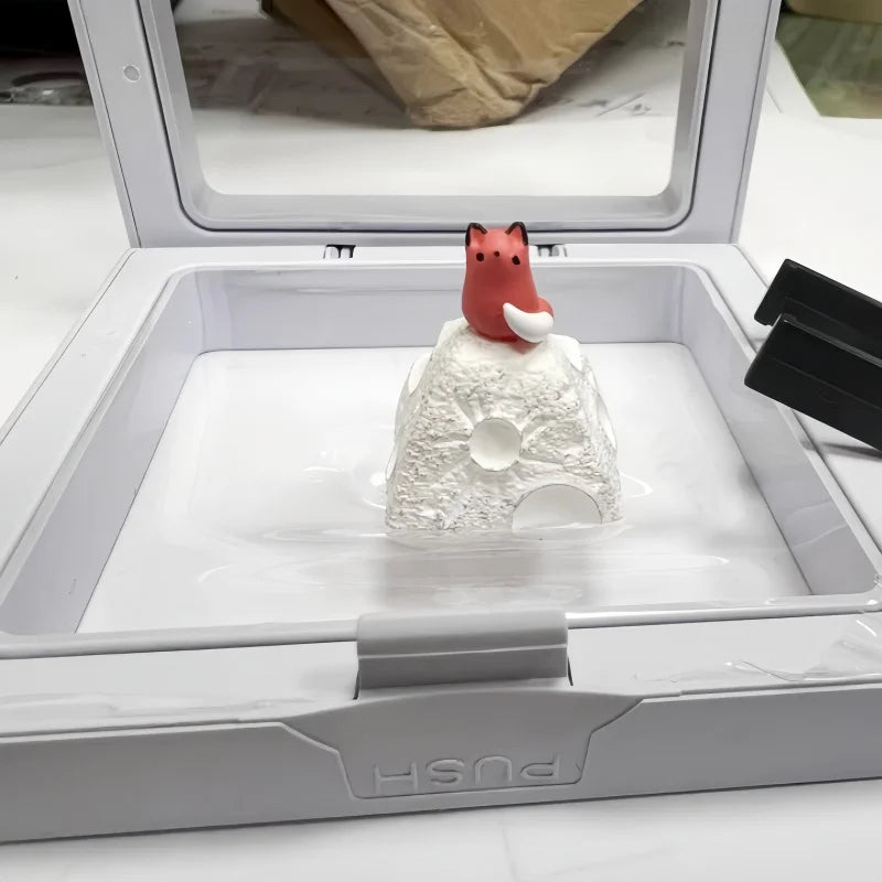 New Moon Fox Keycaps Little Prince Themed 1pcs Customized Creative Three-Dimensional Mechanical Keyboard Key Cap  Accessories