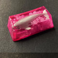 Whale resin keycap oem mechanical keyboard personalized backspace key 2x light-transmitting keycap Sa can be customized blue sin
