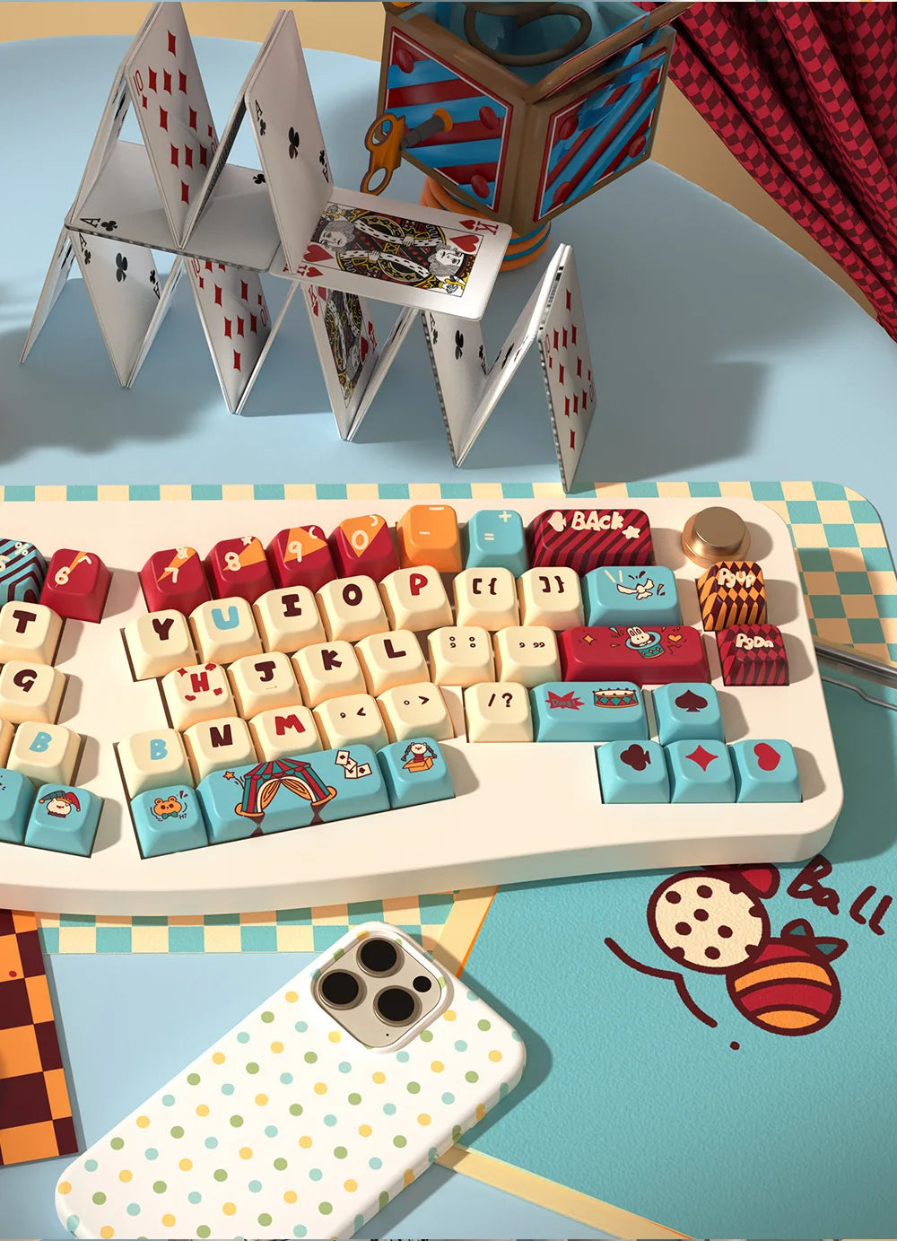Kawaii Puppy Bread Theme Keycap Cute MDA 158 keys Keycap Custom Thermal Sublimation Keycap For Keyboard Accessories Friends Gift