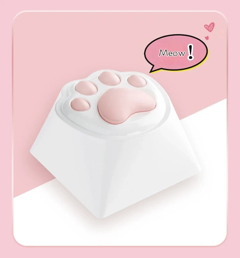 Cute Cat Claw Stone Scissors Cloth Praise Keycap Soft Silicone Oem High Beauty Girl Heart Girl'S Holiday Free delivery Gift