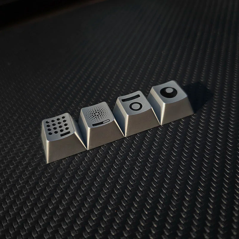 Glass Heart Keycap Custom Point Aluminum Alloy Color Glass Artisan Key Cap Cherry Profile MX Switch Mechanical Keyboard Keycap