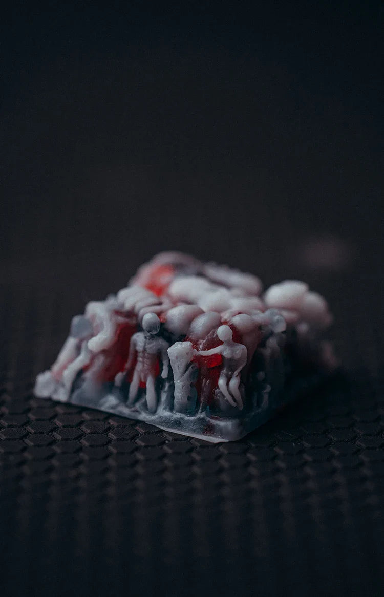 MiFuny Skull Keycaps Originality Personality DIY Resin KeyboardCap Custom Handmade KeyCap for Mechanical Keyboard Accessories