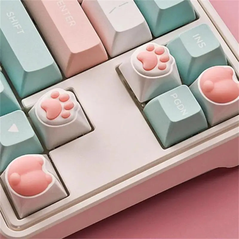 96BA Eye-Catching Paw Keycap for Gaming Keycaps Sublimation Dye Technology