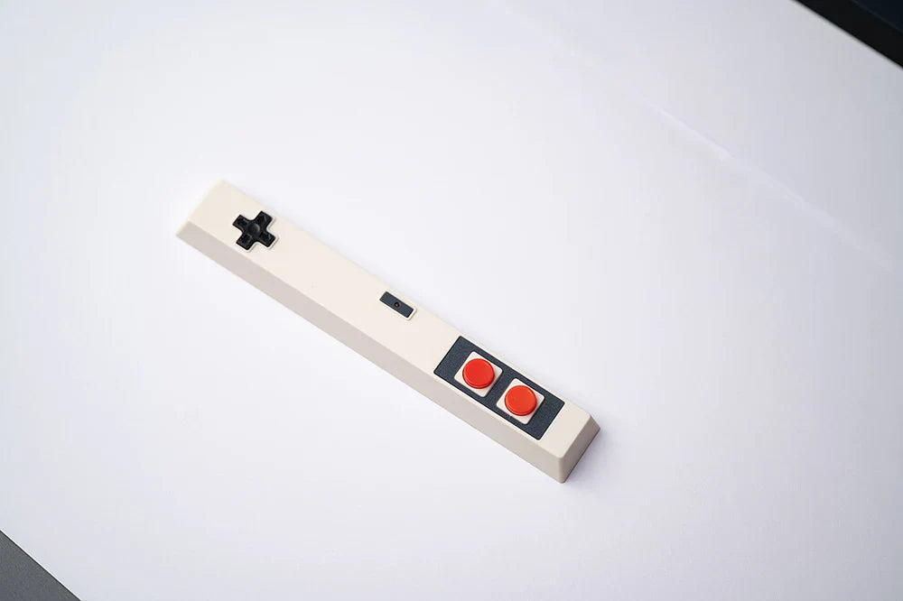 Retro Gamepad Keycap 6.25u spacebar Artisan Keycap ABS Material For MX switches for Gaming Mechanical keyboard Black White