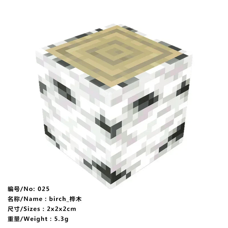 10pcs Minecraftinglys Magnetic Blocks Anime Children Puzzle Assembled Toy Doll Mini Magnetic Cube Model Kids Construction Toys