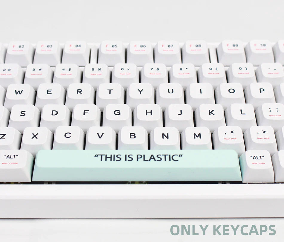 141 Keys XDA Profile Plastic Theme Keycaps PBT Dye Sublimation Key Caps Kit for GMK67 Gaming Mechanical Keyboard MX Switches