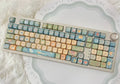 Dragon Tears Keycaps MOA/SOA Keycap Customized Cute Keycaps PBT Original Artist Green Keycap for Alice/ANSI Mechanical Keyboard