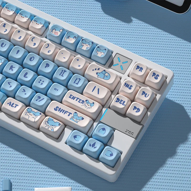 Moa Chillet Palword Pbt Keycaps Games Dye-Sub Big Set Key Caps For Mechanical Keyboard Wooting A65 Hi75 MX Switches