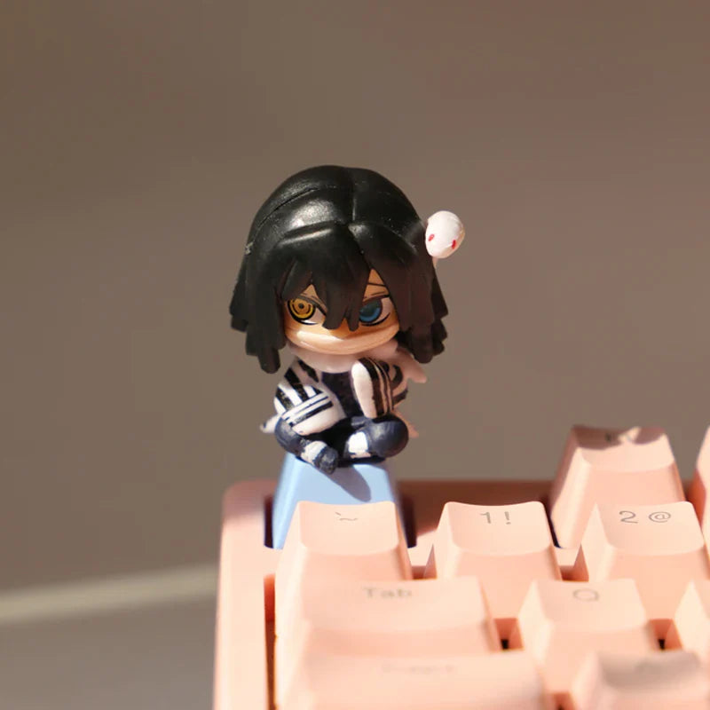 Cute Stereo Anime Keycaps For Mechanical Keyboard Caps PBT Personalized Cherry MX Artisan Custom Pink ESC Keycap