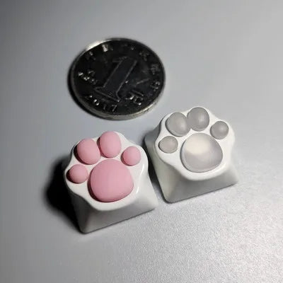 Cat Paws Keycaps For Mechanical Keyboard Animation Metal Custom Keycap Buttons Key Cap For Cherry Mx Switch Artisan keycaps