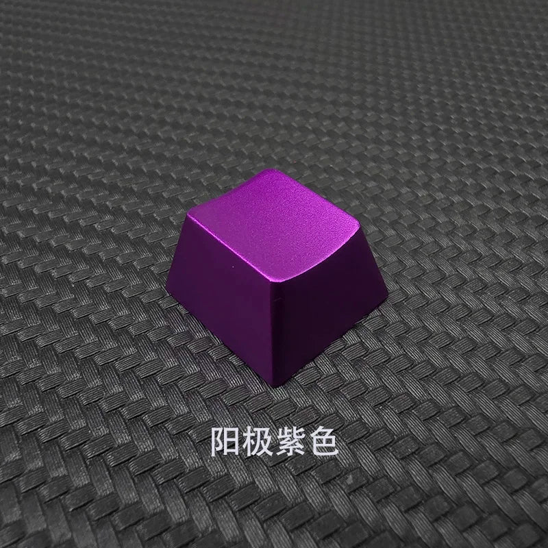 Glass Heart Keycap Custom Point Aluminum Alloy Color Glass Artisan Key Cap Cherry Profile MX Switch Mechanical Keyboard Keycap