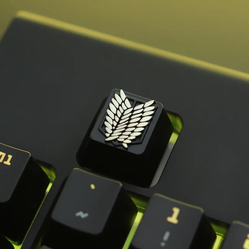 Dropshipping Artisan Custom ESC Keycap Alu Alloy Keycaps for Mechanical Keyboard STEAM R4 Height Stereoscopic