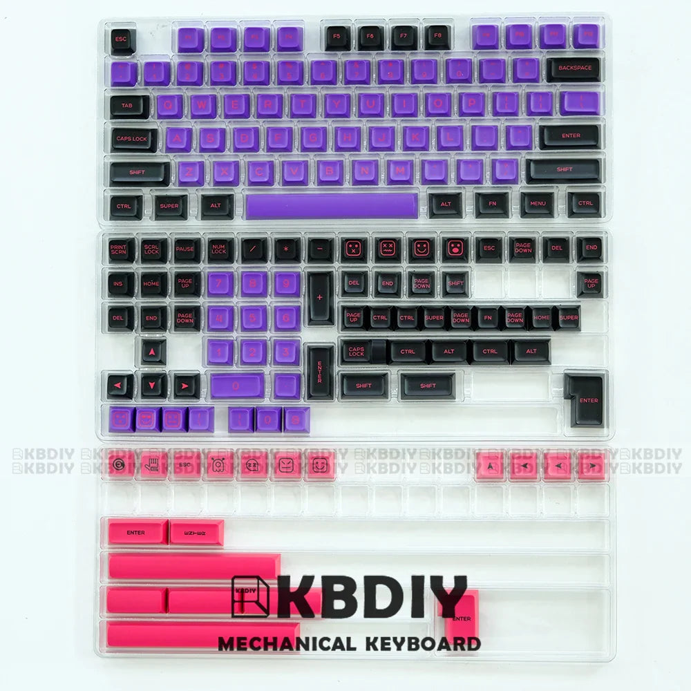 KBDiy GMK Monster Keycaps Custom PBT SA Profile 160 Key Caps ISO Mechanical Keyboard Keycap for MX Switches GMK67 G500 84/87/96