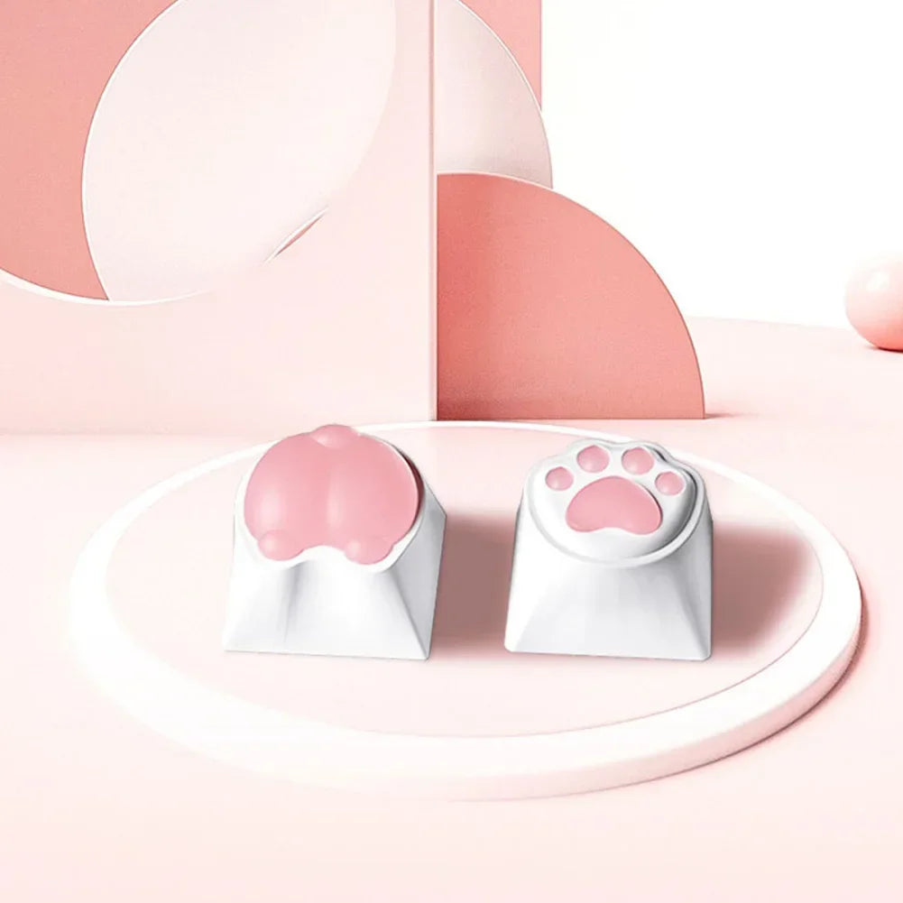 4Pcs 3D Cute Keycaps Replace Soft Cartoon Keycap Keys Anime Custom Key Caps for Cherry MX Gaming Mechanical Keyboard