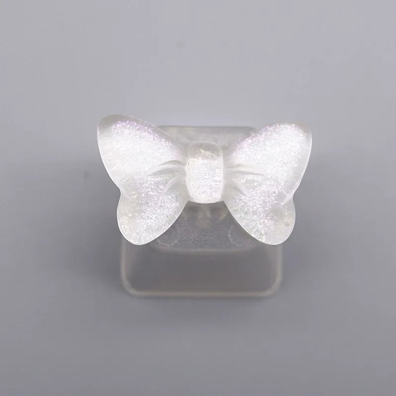 Long Eared Rabbit Personalized Keycap Mechanical Keyboard Special Transparent Cute Gift TabESC Supplementary Decoration Keycap