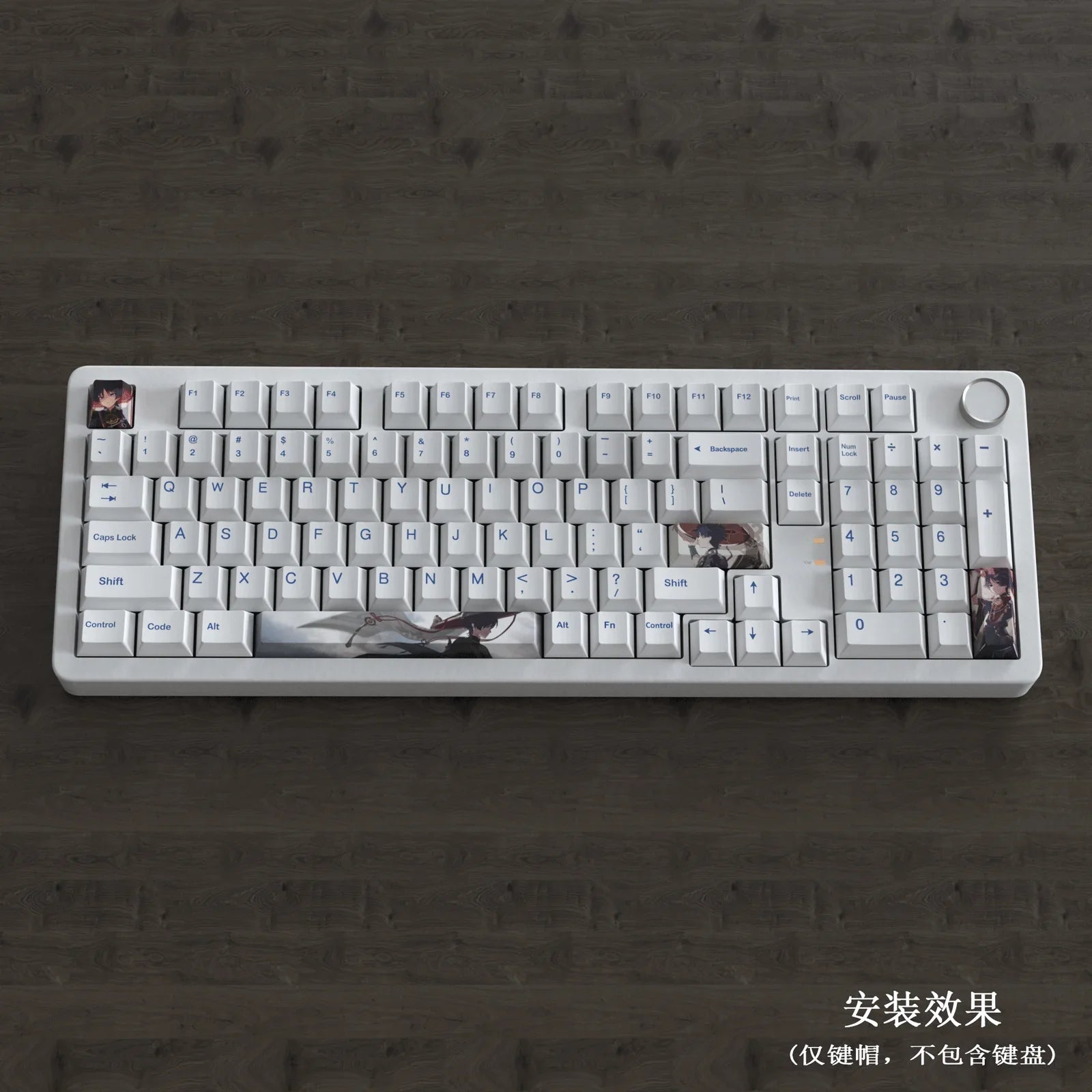 New Genshin Impact Keycaps DIY Anime Keyboard Cap Cherry Profile Pbt R4 Customl Mechanical Keyboard Decorative Accessories Gifts