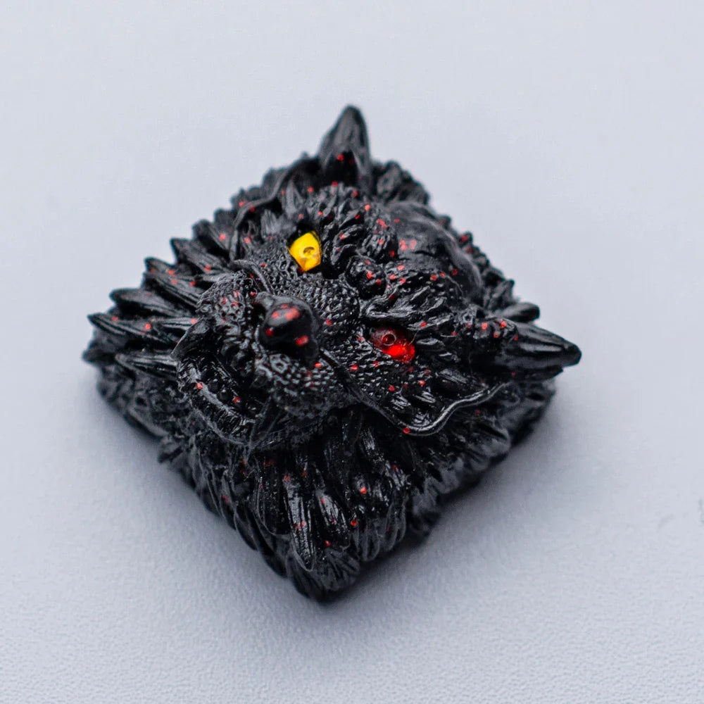 ECHOME Dragon Keycap 3D Resin Keycap for Mechanical Keyboard Custom Handmade Cool Key Cap Keyboard Accessories Decoration Gift