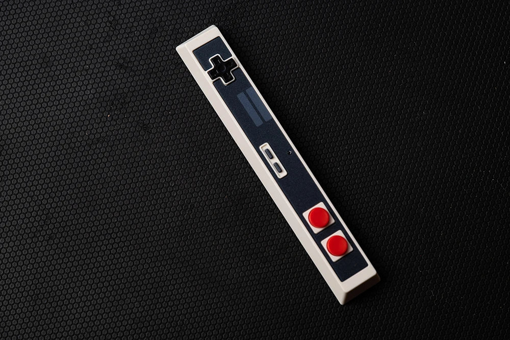 Retro Gamepad Keycap 6.25u spacebar Artisan Keycap ABS Material For MX switches for Gaming Mechanical keyboard Black White