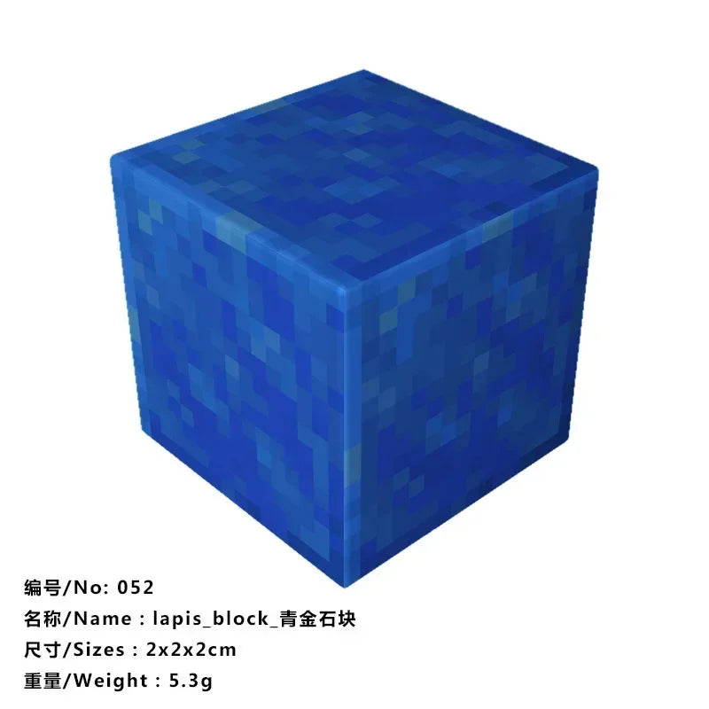 10pcs Minecraftinglys Magnetic Blocks Anime Children Puzzle Assembled Toy Doll Mini Magnetic Cube Model Kids Construction Toys