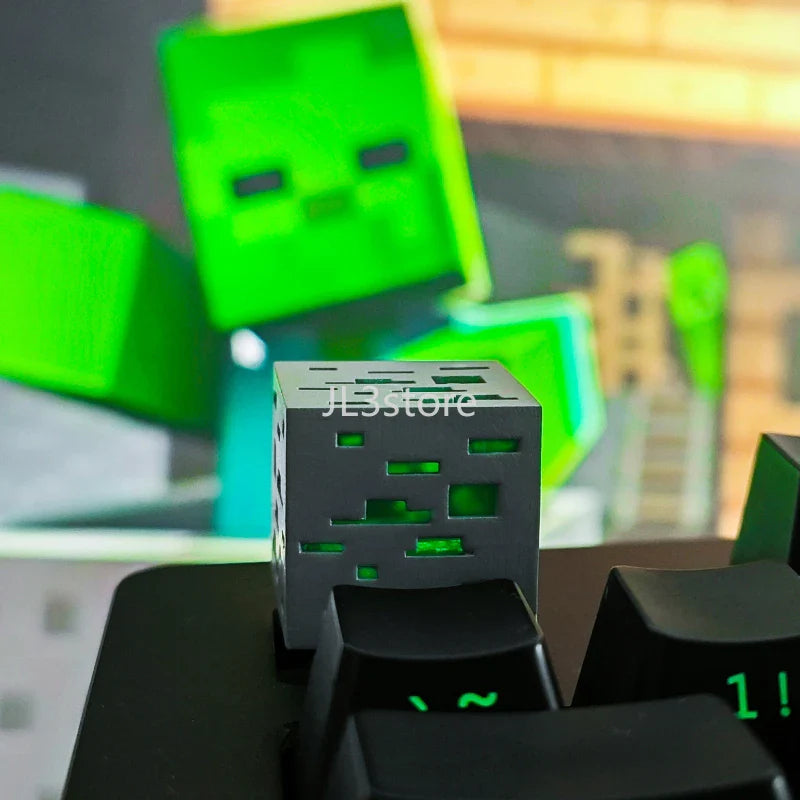 Keycap three-dimensional creative keycap mechanical keyboard transparent keycap esc ore keycap