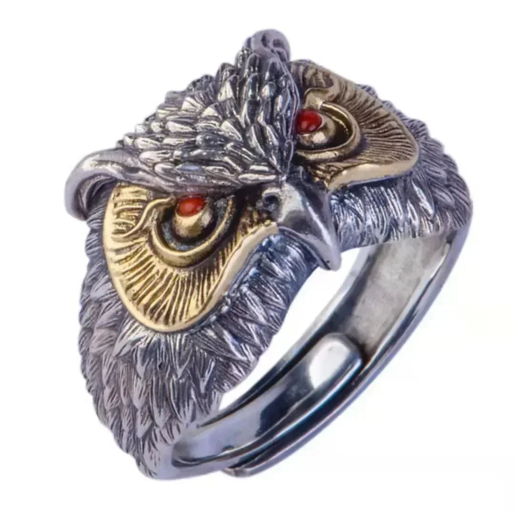 Punk Trend Spider Insect Open Adjustable Ring Men Street Hip Hop Fashion Cool Jewelry Boy Gift