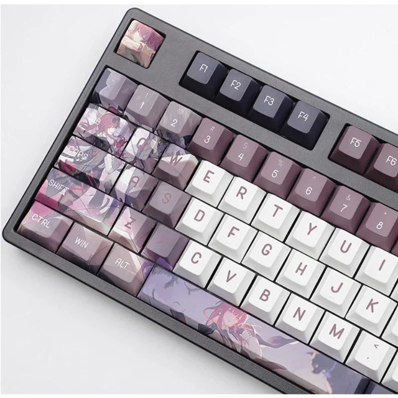Honkai: Star Rail Anime Artisan Keycap Kafka Cute Cartoon 137key Customized Cherry Profile Keycap PBT Gaming Mechanical Keyboard