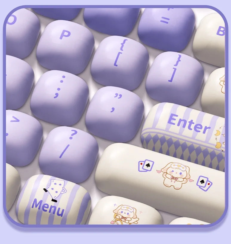 Akko Mechanical Keyboard Keycaps Mog Height 146 Keys Customization Keycap Pbt Thermal Sublimation Office Gaming Accessories Gift