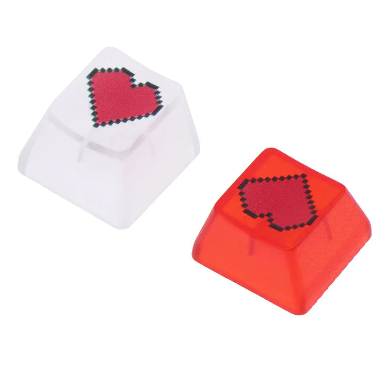Heart Shape Computer Keyboard Keycaps For Esc Key Caps For Mechanical Gaming Keyboard Profile ABS Computer Key Cap