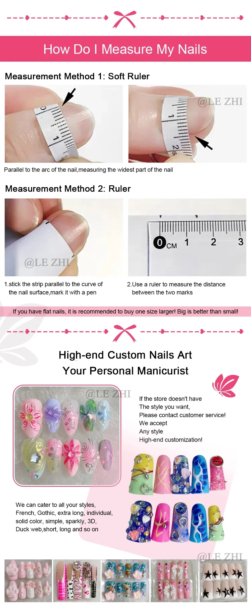 Cute 2024 Coffee Brown 3D Handmade Nail Art Sanrio Hello Kitty French Long Coffin Shape Star Kitty Full Coverage Removable Nails