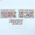 Color Anime Keycaps Personalized Customization Cartoon Anime 126 Key PBT Mechanical Keyboard Keycap MOA Profile Keycap Accessory