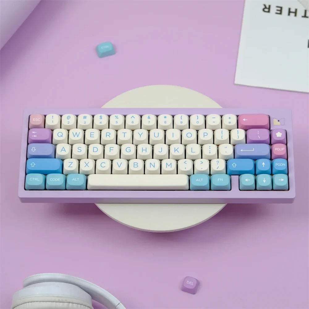 PBT Keycap 129 Key Fairy Keycaps MOA Profile Dye Sublimation Keycap For Gaming Mechanical Keyboard Keycap MX Switch MOA Key Caps