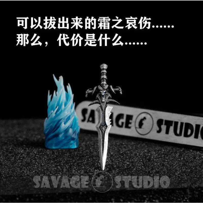 Anime Keycaps World of Warcraft Frostmourne Translucent Key Caps Mechanical Keyboard Caps Korean Keycap Game Peripheral Gifts