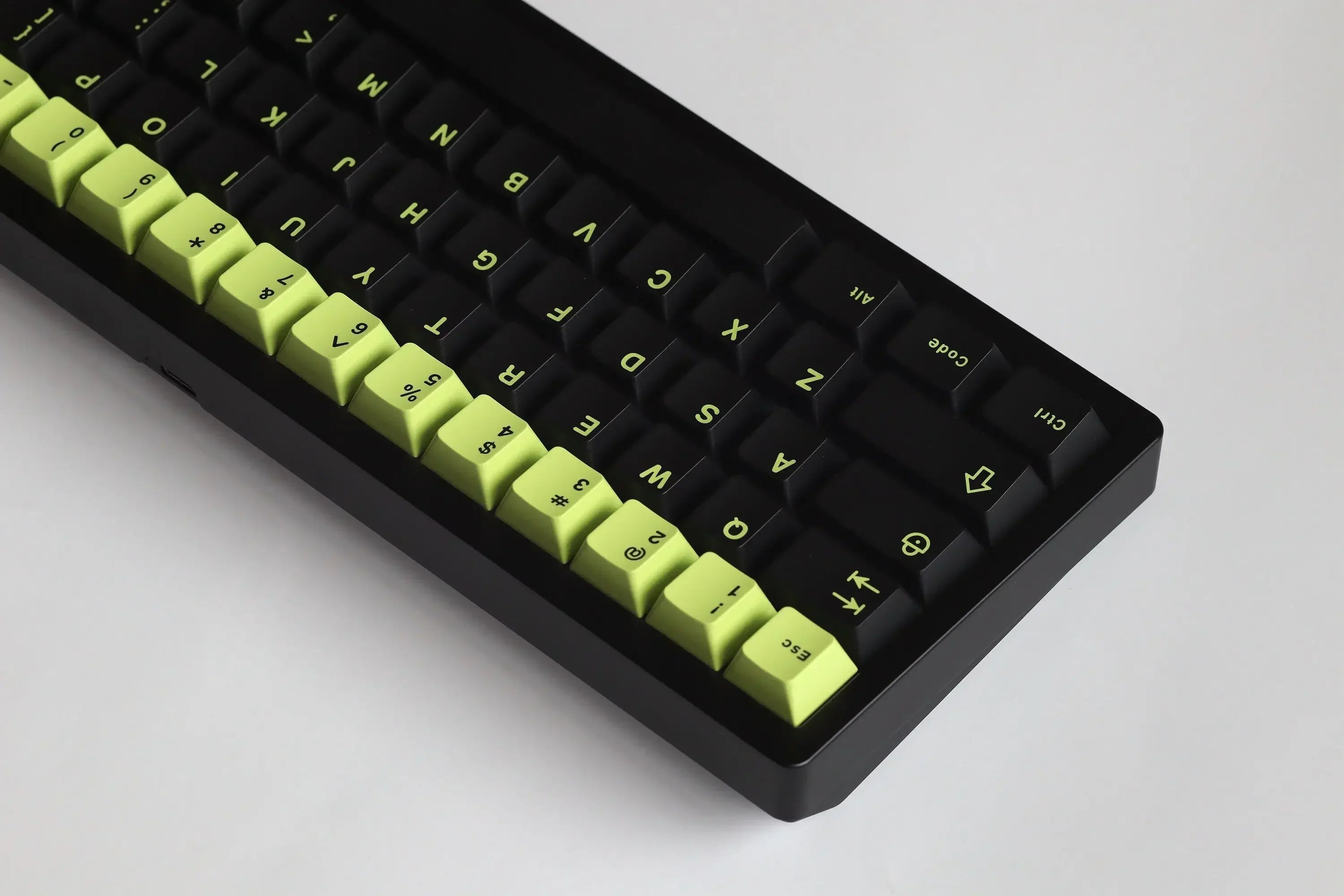 Cherry Profile 253 Keys Toxic Keycap Set Double Shot  Keycaps for Gateron MX Switches Mechanical Gamer Keyboard