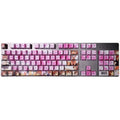 A Certain Scientific Railgun Keycaps PBT 108 Keys Mechanical Keyboard Keycaps Personality Misaka Mikoto Cartoon Anime Keycaps