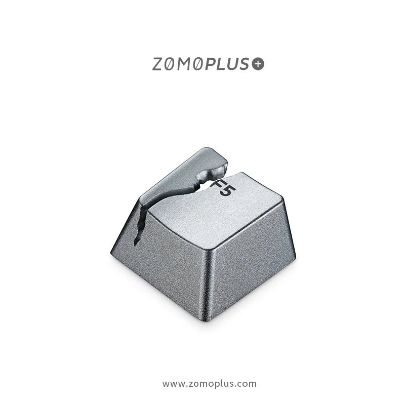 Broken F5 Keycap Customized Keyboard Metal Replacement Key for Keyboard Cross Axis Keyboard Creativity Split Page Refresh Keys