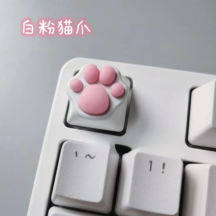 Cat Paws Keycaps For Mechanical Keyboard Animation Metal Custom Keycap Buttons Key Cap For Cherry Mx Switch Artisan keycaps