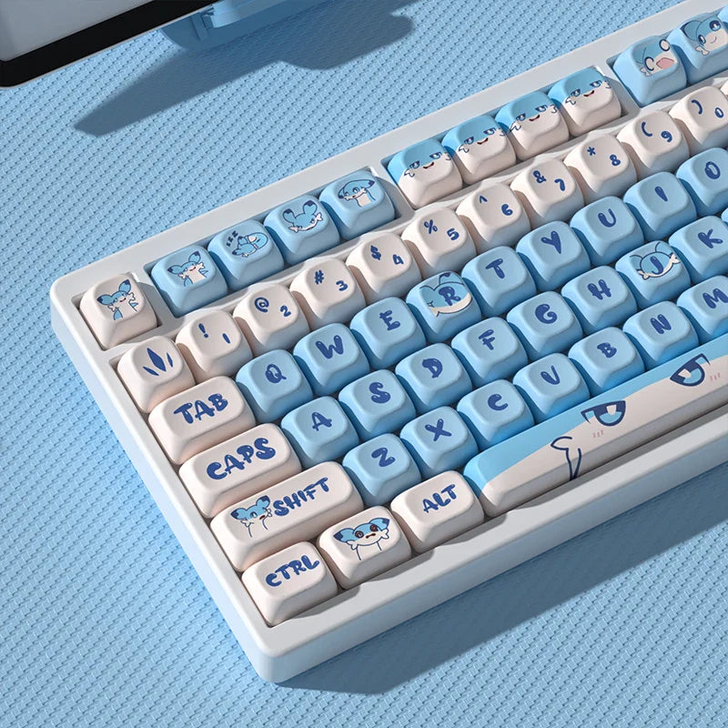 Moa Chillet Palword Pbt Keycaps Games Dye-Sub Big Set Key Caps For Mechanical Keyboard Wooting A65 Hi75 MX Switches