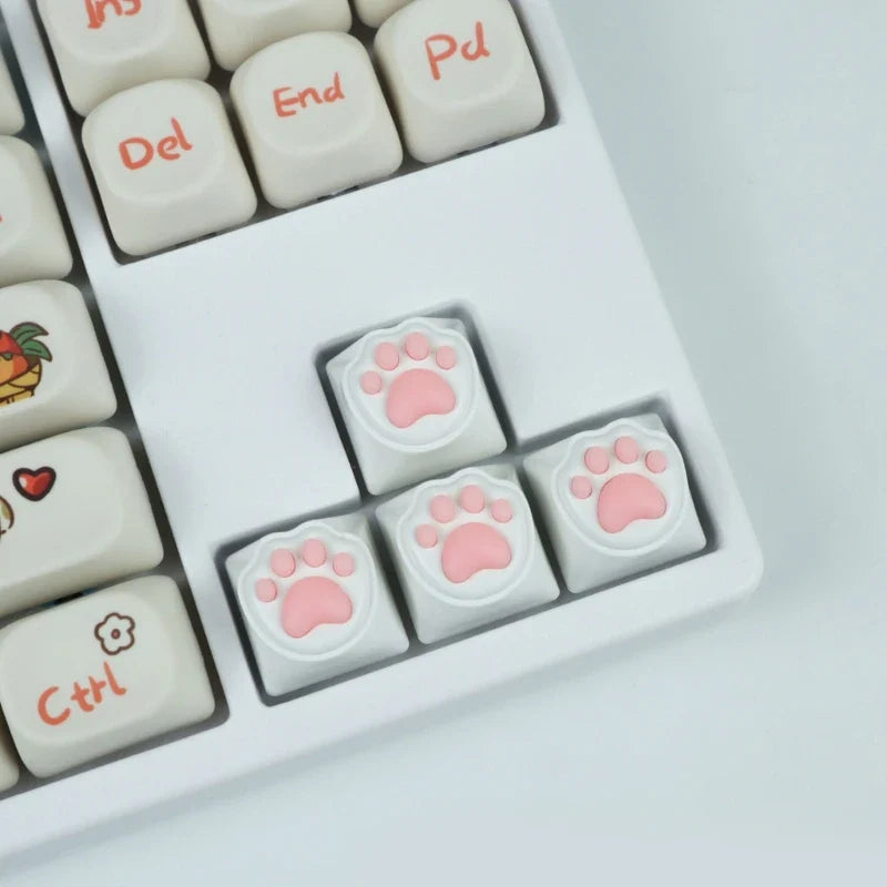 3D Soft Silicone Animal Claw Keycap for MX Mechanical Keyboards and Colorful Keyboards Keycap Supplies Dropship