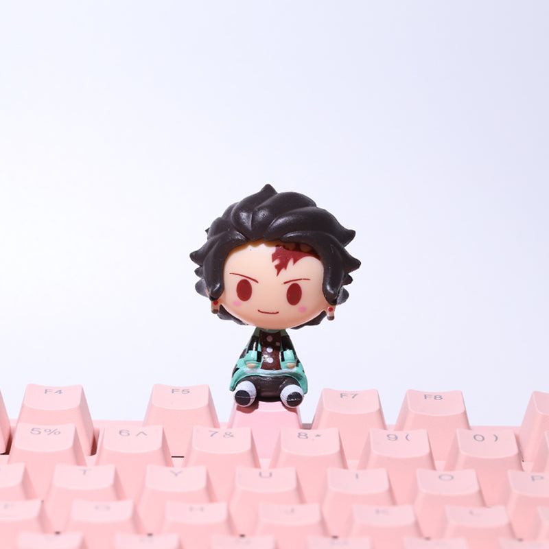 Cute Stereo Anime Keycaps For Mechanical Keyboard Caps PBT Personalized Cherry MX Artisan Custom Pink ESC Keycap