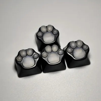 Cat Paws Keycaps For Mechanical Keyboard Animation Metal Custom Keycap Buttons Key Cap For Cherry Mx Switch Artisan keycaps